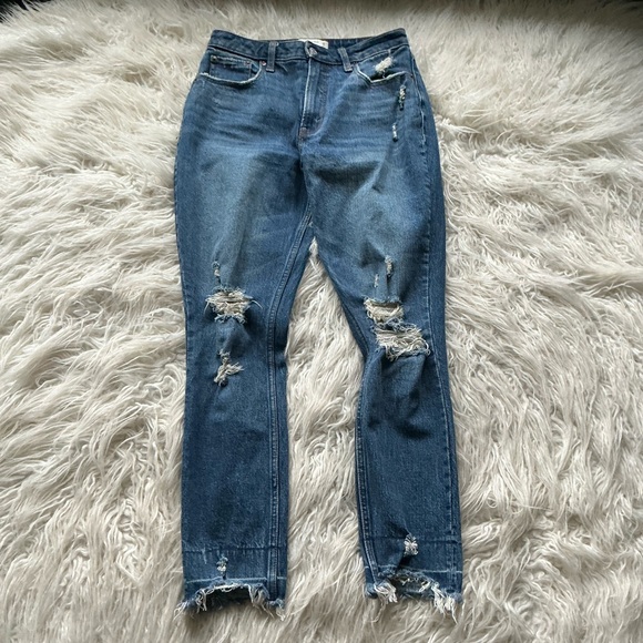 Abercrombie Curve Love The Skinny High‎ Rise Jeans - Picture 1 of 4